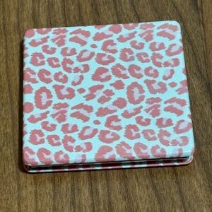 NEW Pink Leopard Print Compact Mirror